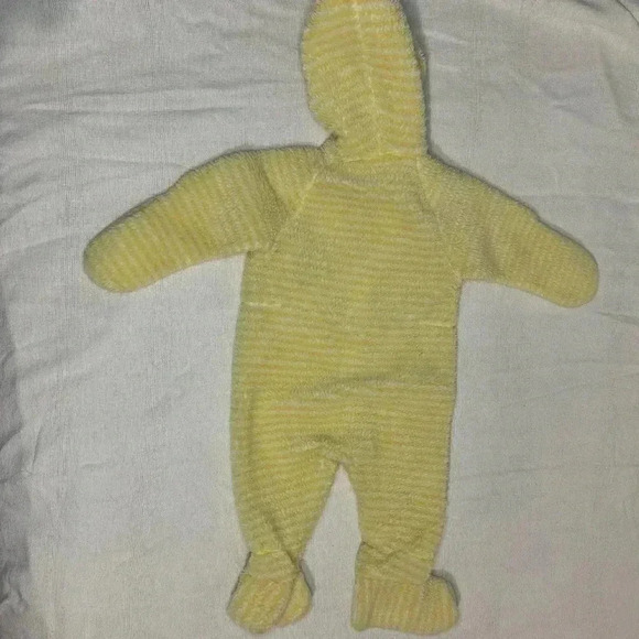 Vintage Disney Winnie the Pooh hooded Sherpa onesie. Size small. - Picture 2 of 11